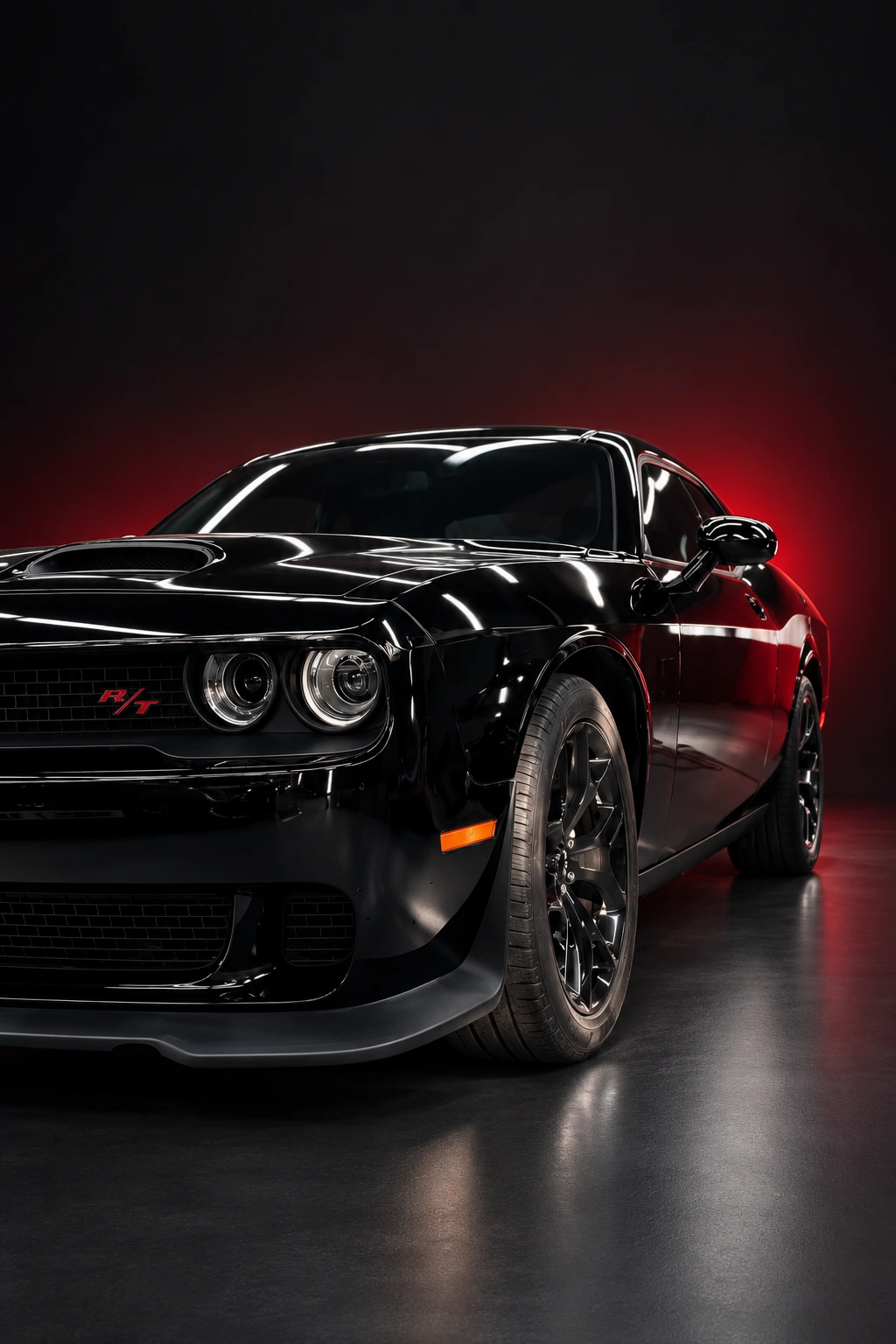 Чёрный Dodge